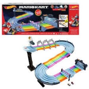 EUC Mario Kart Rainbow Road Track Set